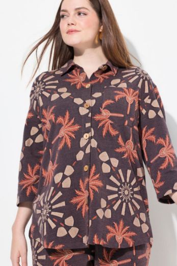 Moda za polnejše Sako pamučni  3/4 rukava plus velikost, xxl, Ulla Popken in Johann Popken (JP1880)