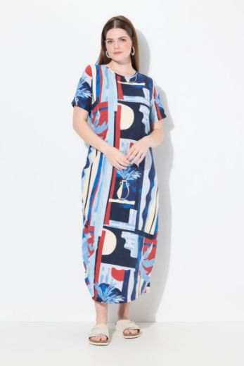 Moda za polnejše Haljina kratkih rukava duža plus velikost, xxl, Ulla Popken in Johann Popken (JP1880)