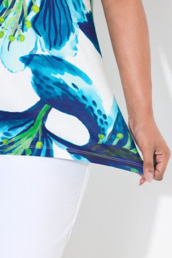 Moda za polnejše Majica kratkih rukava V ovratnika plus velikost, xxl, Ulla Popken in Johann Popken (JP1880)