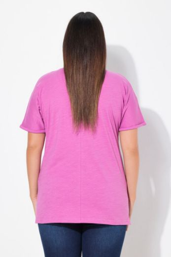 Moda za polnejše Majica kratkih rukava V ovratnika plus velikost, xxl, Ulla Popken in Johann Popken (JP1880)