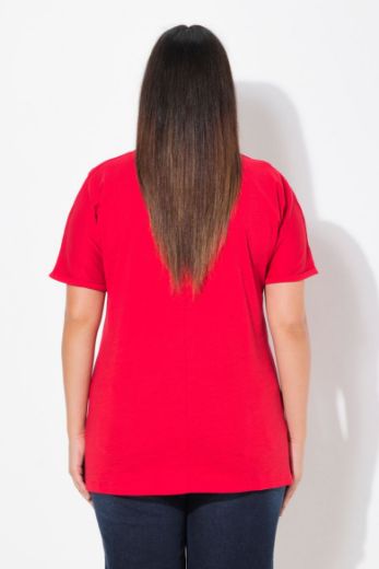 Moda za polnejše Majica kratkih rukava V ovratnika plus velikost, xxl, Ulla Popken in Johann Popken (JP1880)