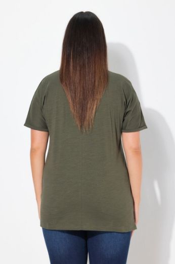 Moda za polnejše Majica kratkih rukava V ovratnika plus velikost, xxl, Ulla Popken in Johann Popken (JP1880)