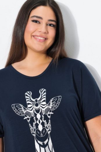 Moda za polnejše Majica kratkih rukava V ovratnika plus velikost, xxl, Ulla Popken in Johann Popken (JP1880)