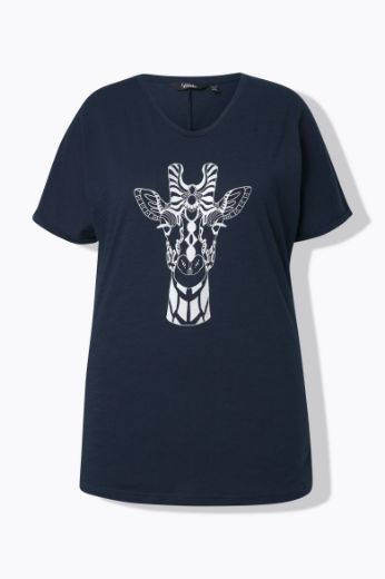 Moda za polnejše Majica kratkih rukava V ovratnika plus velikost, xxl, Ulla Popken in Johann Popken (JP1880)