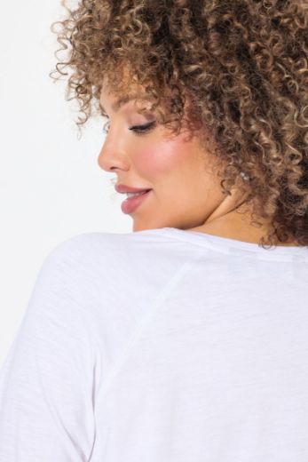 Moda za polnejše Majica kratkih rukava V ovratnika plus velikost, xxl, Ulla Popken in Johann Popken (JP1880)