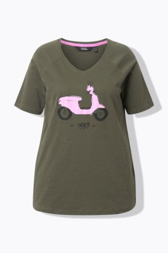 Moda za polnejše Majica kratkih rukava V ovratnika plus velikost, xxl, Ulla Popken in Johann Popken (JP1880)