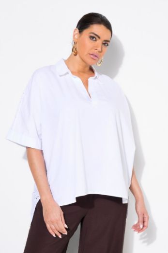 Moda za polnejše Bluza kratkih rukava šireg kroja plus velikost, xxl, Ulla Popken in Johann Popken (JP1880)