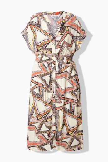 Moda za polnejše Haljina maxi A kroja plus velikost, xxl, Ulla Popken in Johann Popken (JP1880)