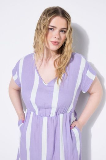 Moda za polnejše Haljina midi A kroja plus velikost, xxl, Ulla Popken in Johann Popken (JP1880)