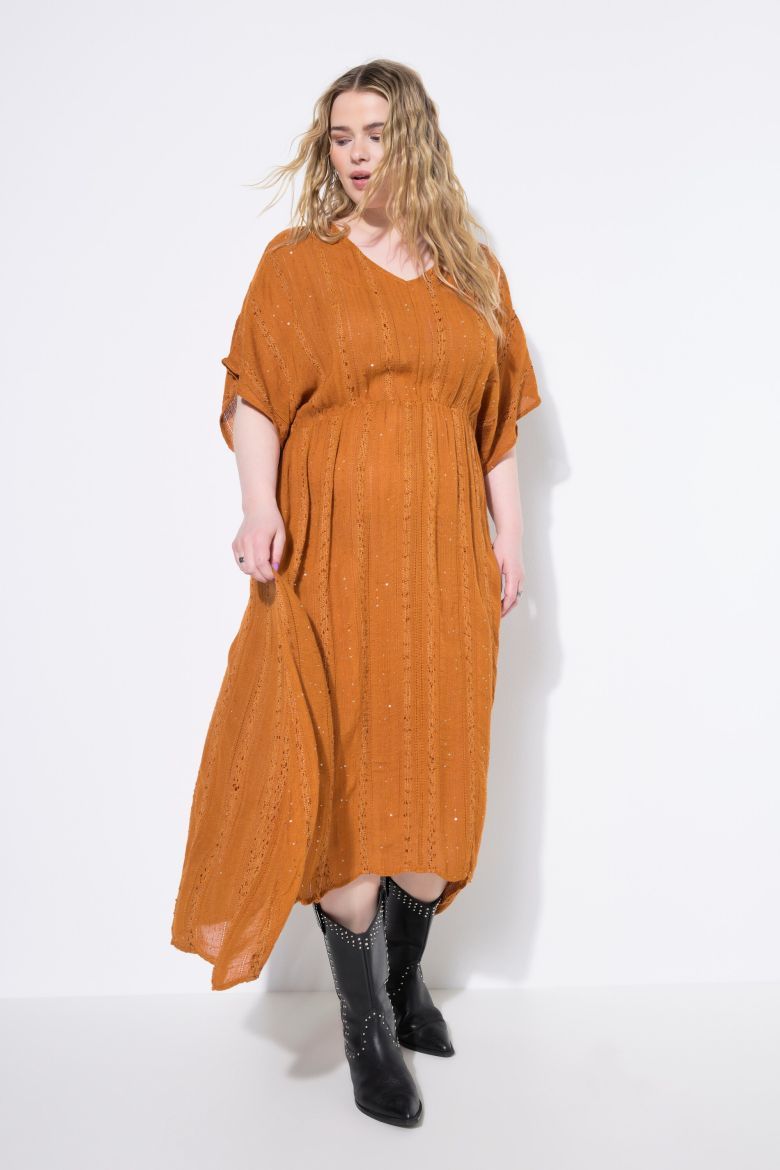 Moda za polnejše Haljina maxi A kroja plus velikost, xxl, Ulla Popken in Johann Popken (JP1880)