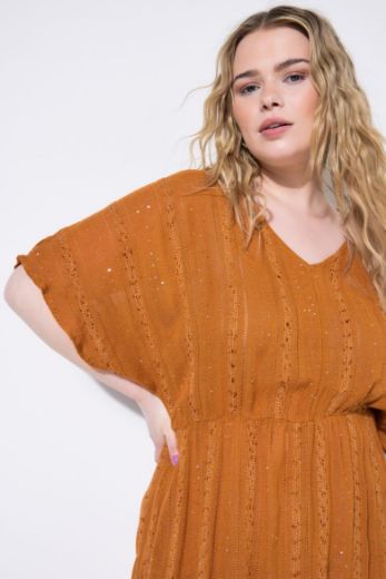 Moda za polnejše Haljina maxi A kroja plus velikost, xxl, Ulla Popken in Johann Popken (JP1880)