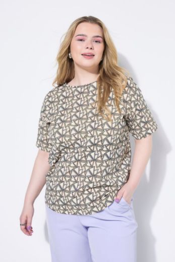 Moda za polnejše Majica kratkih rukava plus velikost, xxl, Ulla Popken in Johann Popken (JP1880)