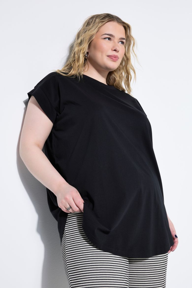 Moda za polnejše Majica kratkih rukava šireg kroja plus velikost, xxl, Ulla Popken in Johann Popken (JP1880)