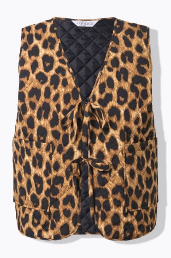 Moda za polnejše Prsluk s leopard uzorkom plus velikost, xxl, Ulla Popken in Johann Popken (JP1880)