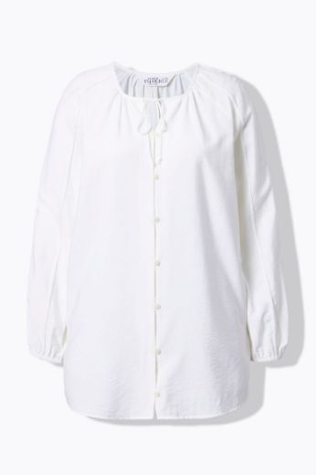 Moda za polnejše Bluza A kroja s pletenim detaljima plus velikost, xxl, Ulla Popken in Johann Popken (JP1880)