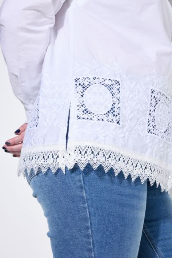 Moda za polnejše Košulja dugih rukava plus velikost, xxl, Ulla Popken in Johann Popken (JP1880)