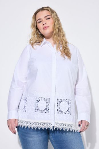 Moda za polnejše Košulja dugih rukava plus velikost, xxl, Ulla Popken in Johann Popken (JP1880)