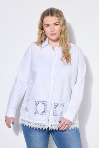 Moda za polnejše Košulja dugih rukava plus velikost, xxl, Ulla Popken in Johann Popken (JP1880)