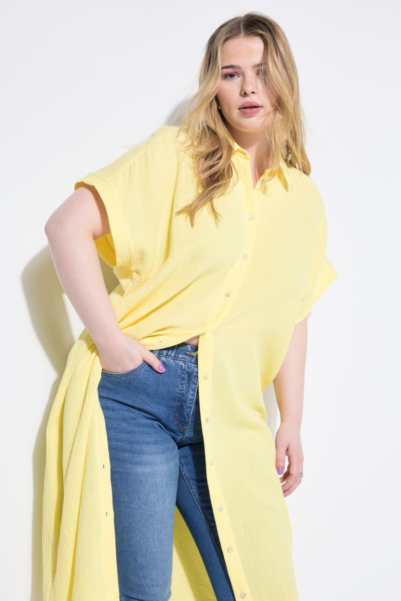 Moda za polnejše Bluza od muslina dugog kroja plus velikost, xxl, Ulla Popken in Johann Popken (JP1880)