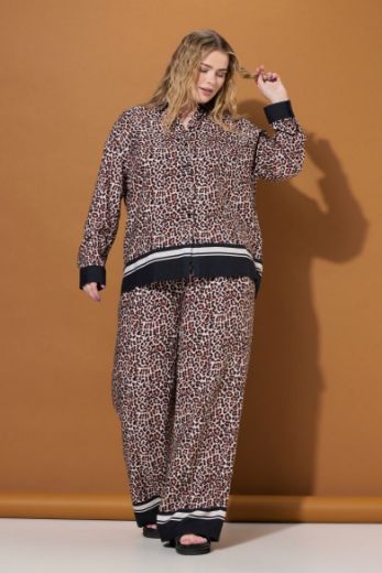 Moda za polnejše Bluza šireg kroja s leopard uzorkom plus velikost, xxl, Ulla Popken in Johann Popken (JP1880)