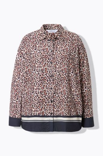Moda za polnejše Bluza šireg kroja s leopard uzorkom plus velikost, xxl, Ulla Popken in Johann Popken (JP1880)