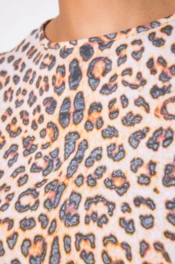 Moda za polnejše Majica leopard print plus velikost, xxl, Ulla Popken in Johann Popken (JP1880)