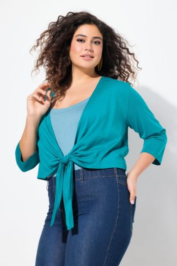 Moda za polnejše Bolero 3/4 rukavi plus velikost, xxl, Ulla Popken in Johann Popken (JP1880)