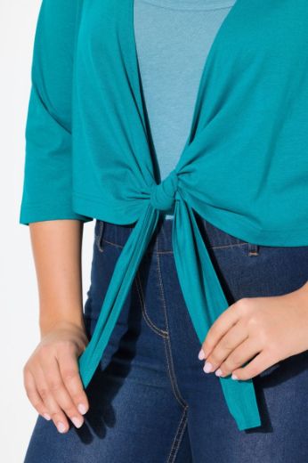 Moda za polnejše Bolero 3/4 rukavi plus velikost, xxl, Ulla Popken in Johann Popken (JP1880)