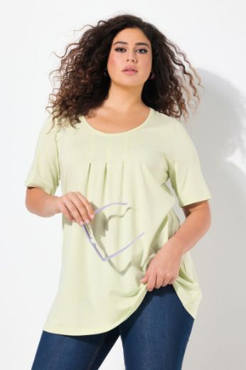 Moda za polnejše Majica s naborima duži model plus velikost, xxl, Ulla Popken in Johann Popken (JP1880)