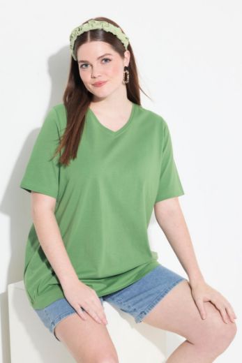 Moda za polnejše Majica 2 komada kratkih rukava plus velikost, xxl, Ulla Popken in Johann Popken (JP1880)