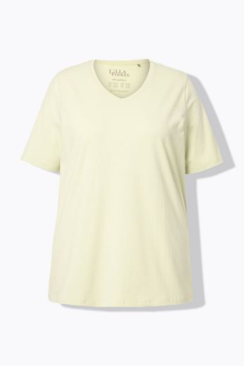 Moda za polnejše Majica V izreza A kroja kratkih rukava plus velikost, xxl, Ulla Popken in Johann Popken (JP1880)
