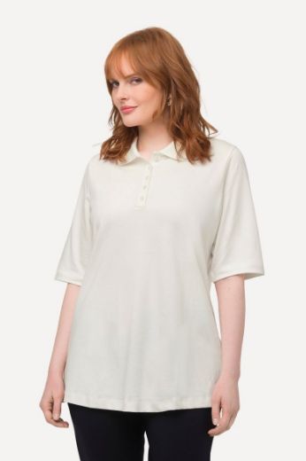 Moda za polnejše Majica Polo kratkih rukava plus velikost, xxl, Ulla Popken in Johann Popken (JP1880)