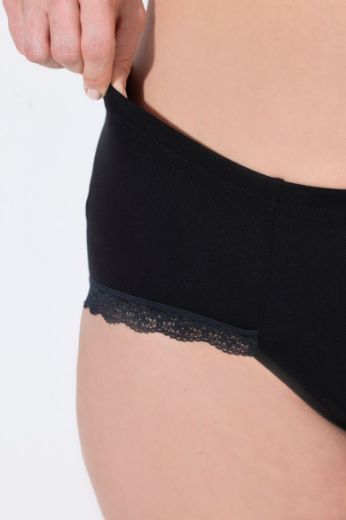 Moda za polnejše Gaćice s dodatkom ukrasne čipke 3 komada plus velikost, xxl, Ulla Popken in Johann Popken (JP1880)