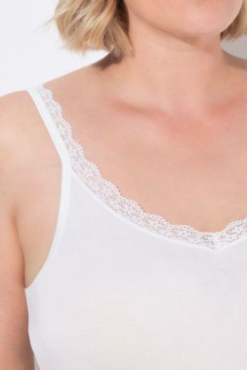 Moda za polnejše Potkošulja s dodatkom čipke plus velikost, xxl, Ulla Popken in Johann Popken (JP1880)