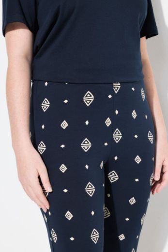 Moda za polnejše Tajice s printom plus velikost, xxl, Ulla Popken in Johann Popken (JP1880)