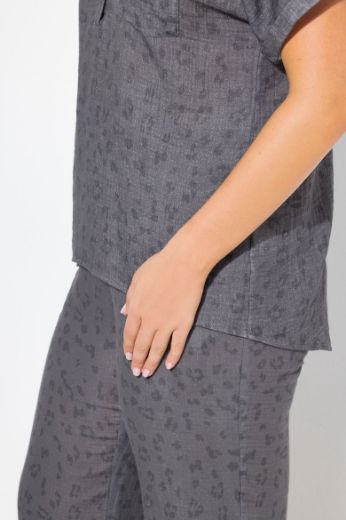 Moda za polnejše Bluza kratkih rukava V izreza plus velikost, xxl, Ulla Popken in Johann Popken (JP1880)
