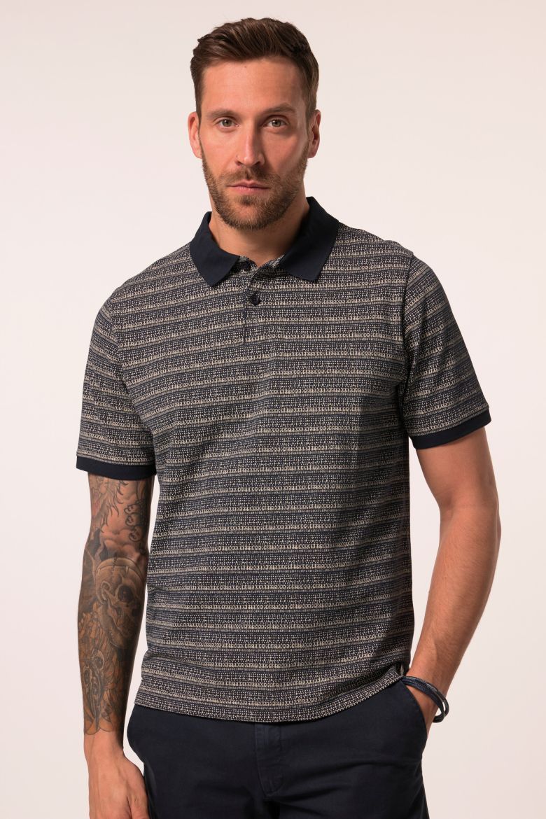 Moda za polnejše Majica Polo kratkih rukava plus velikost, xxl, Ulla Popken in Johann Popken (JP1880)