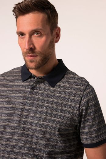 Moda za polnejše Majica Polo kratkih rukava plus velikost, xxl, Ulla Popken in Johann Popken (JP1880)