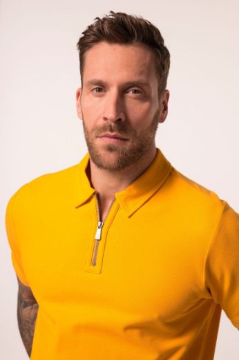 Moda za polnejše Majica Polo kratkih rukava plus velikost, xxl, Ulla Popken in Johann Popken (JP1880)