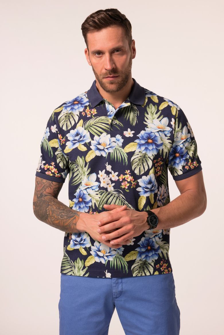 Moda za polnejše Majica Polo kratkih rukava plus velikost, xxl, Ulla Popken in Johann Popken (JP1880)