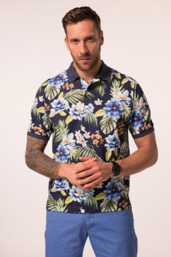 Moda za polnejše Majica Polo kratkih rukava plus velikost, xxl, Ulla Popken in Johann Popken (JP1880)