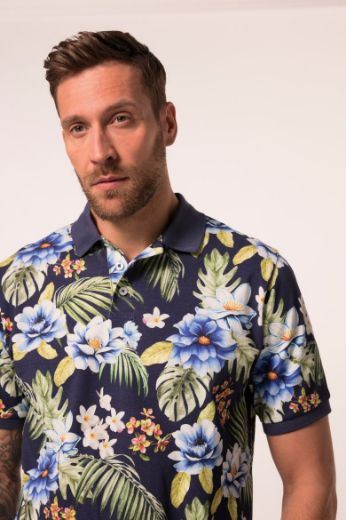 Moda za polnejše Majica Polo kratkih rukava plus velikost, xxl, Ulla Popken in Johann Popken (JP1880)