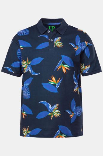 Moda za polnejše Majica Polo kratkih rukava plus velikost, xxl, Ulla Popken in Johann Popken (JP1880)