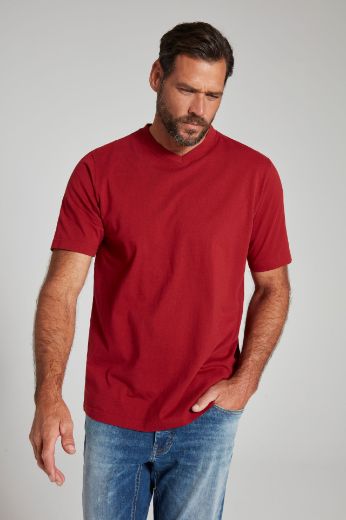 Moda za polnejše Majica Basic V ovratnik plus velikost, xxl, Ulla Popken in Johann Popken (JP1880)