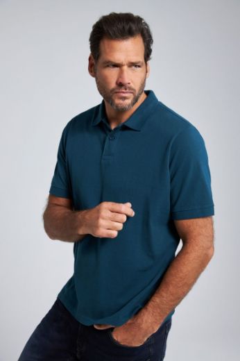 Moda za polnejše Majica Polo kratki rukavi plus velikost, xxl, Ulla Popken in Johann Popken (JP1880)