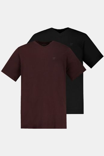 Moda za polnejše Majica 2 komada V ovratnika plus velikost, xxl, Ulla Popken in Johann Popken (JP1880)