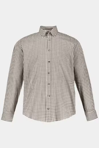 Moda za polnejše Košulja kariranog printa plus velikost, xxl, Ulla Popken in Johann Popken (JP1880)
