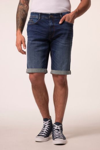 Moda za polnejše Hlače bermude od trapera plus velikost, xxl, Ulla Popken in Johann Popken (JP1880)