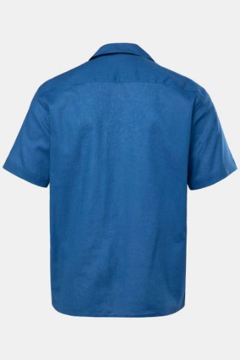 Moda za polnejše Košulja lanena kratki rukavi plus velikost, xxl, Ulla Popken in Johann Popken (JP1880)