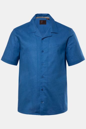 Moda za polnejše Košulja lanena kratki rukavi plus velikost, xxl, Ulla Popken in Johann Popken (JP1880)